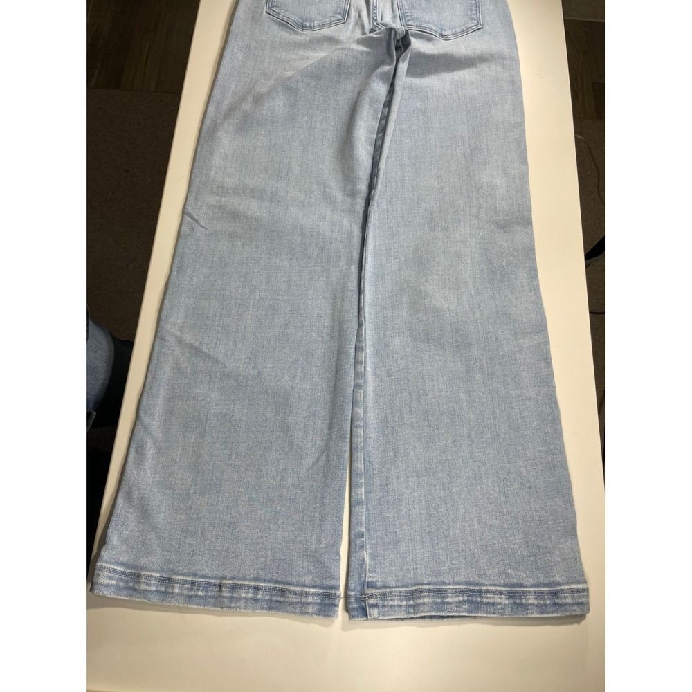 High Rise Wide Leg Joe's Jeans The Allana  W/26 Light Blue Starry Eyed LN 70s - Picture 13 of 16